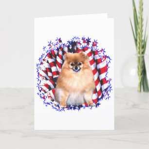 Pomeranian Patriot Card