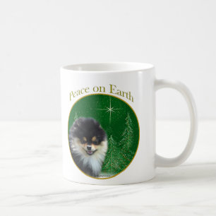 Pomeranian Peace Coffee Mug
