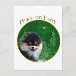 Pomeranian Peace Postcard