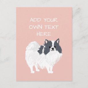 Pomeranian Personalised Dog Name Postcard