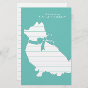 Pomeranian Pom Dog Puppy Stationery