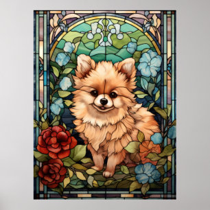 Pomeranian Puppy Poster