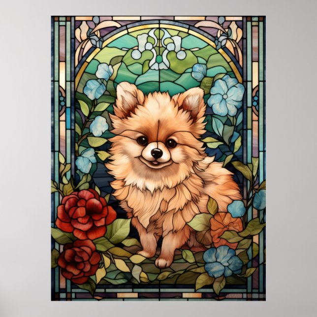 Pomeranian Puppy Poster (Front)