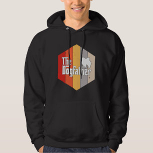 Pomeranian Retro Vintage Dog Father Hoodie