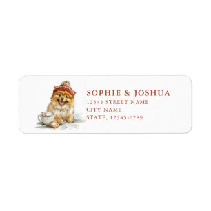 Pomeranian Return Address Label