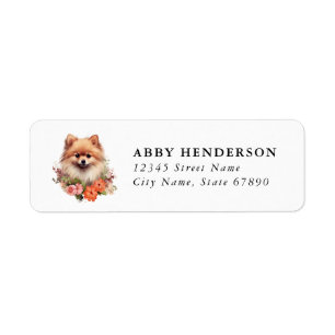 Pomeranian Return Address Label