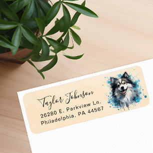 Pomeranian Return Address Label