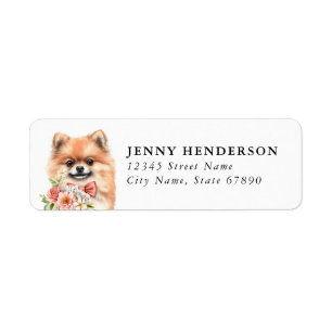 Pomeranian Return Address Label