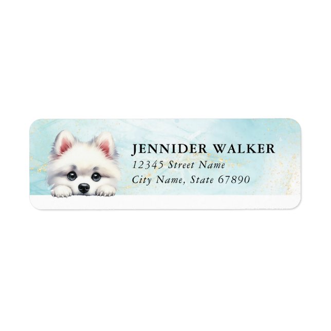 Pomeranian Return Address Labels (Front)
