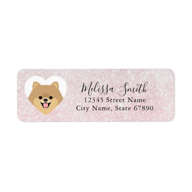 Pomeranian Return Address Labels (Front)