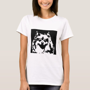 Pomeranian Shirt - Ladies Baby Doll T-Shirt