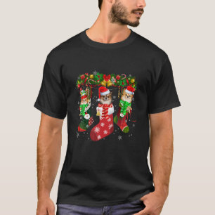 Pomeranian Socks Christmas Funny Family Pajamas Ch T-Shirt