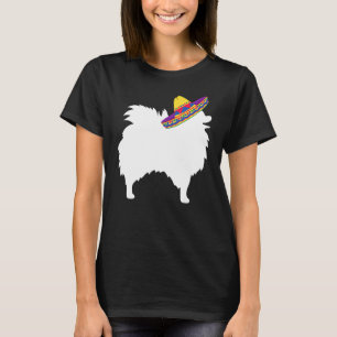 Pomeranian Sombrero Cinco De Mayo  Dog T-Shirt