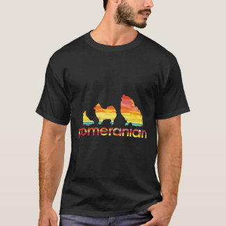Pomeranian Sunset Sky T-Shirt