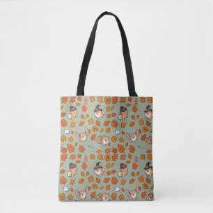 Pomeranian Tote Bag Cute Halloween Kawaii Dog