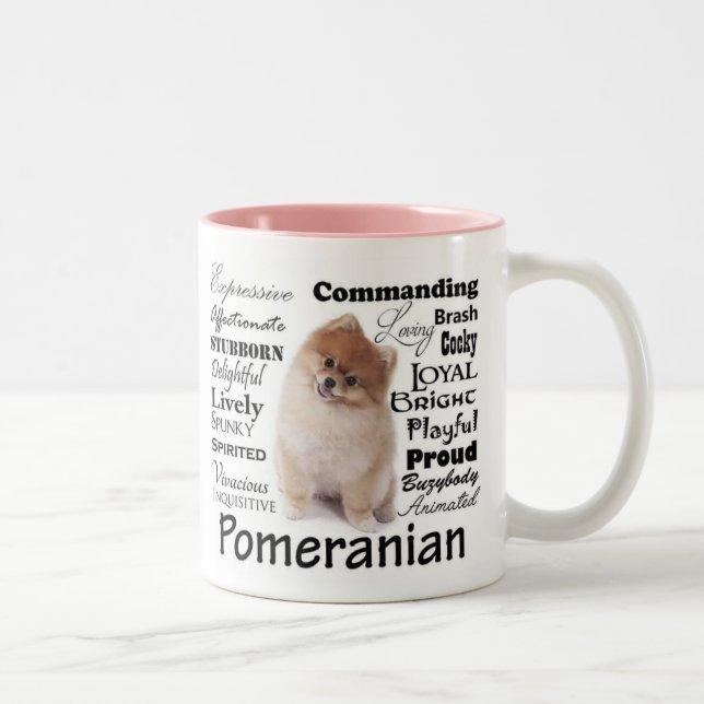 Pomeranian Traits Mug (Right)