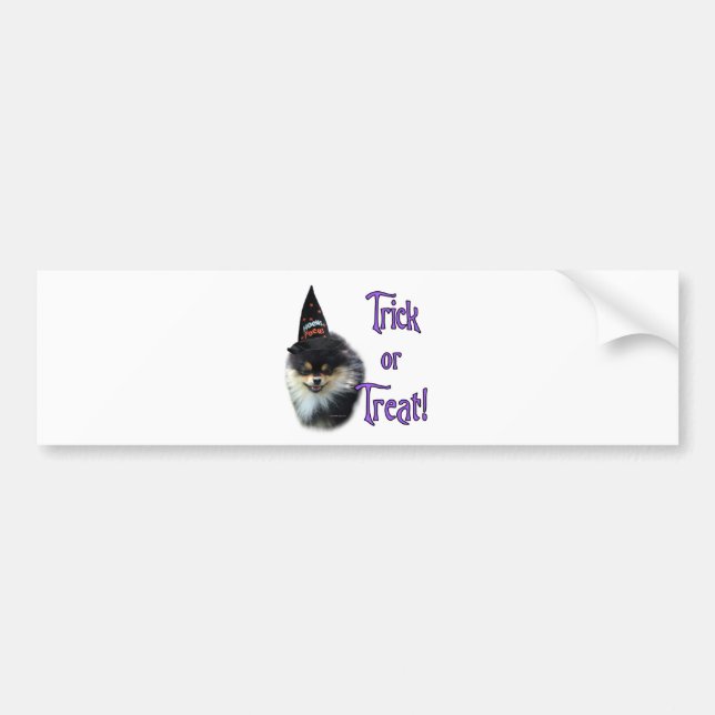 Pomeranian Trick Bumper Sticker (Front)