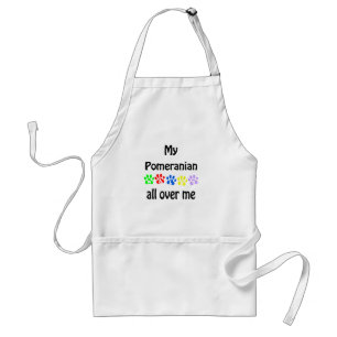 Pomeranian Walks Design Standard Apron