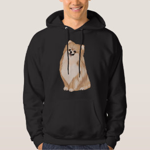 Pomeranian Watercolor Hoodie