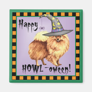 Pomeranian Witch Magnet