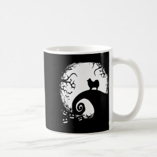 Pomeranian with Moon Halloween Coffee Mug
