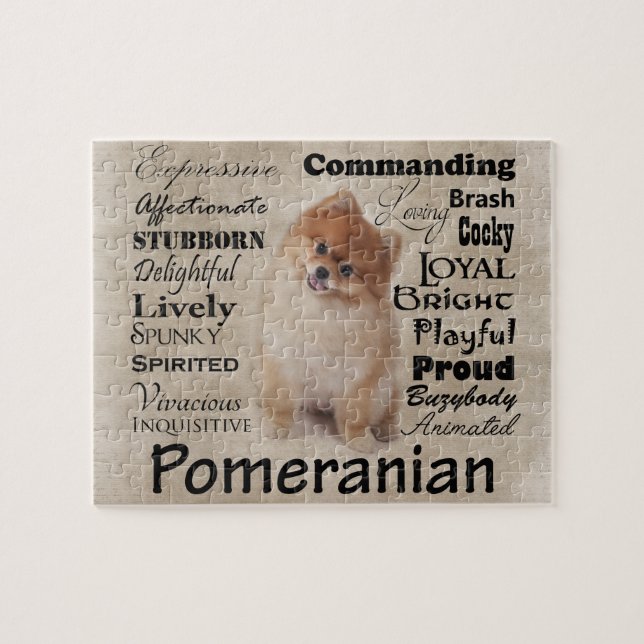 Pomerian Traits Jigsaw Puzzle (Horizontal)