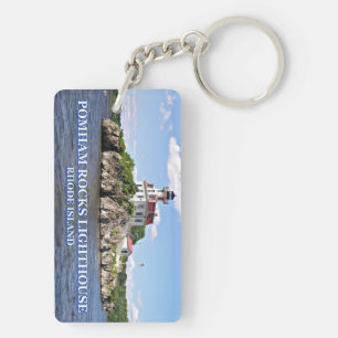 Pomham Rocks Lighthouse, Rhode Island Key Ring