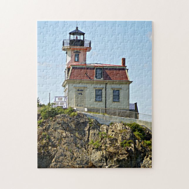 Pomham Rocks Lighthouse, Rhode Island Puzzle (Vertical)