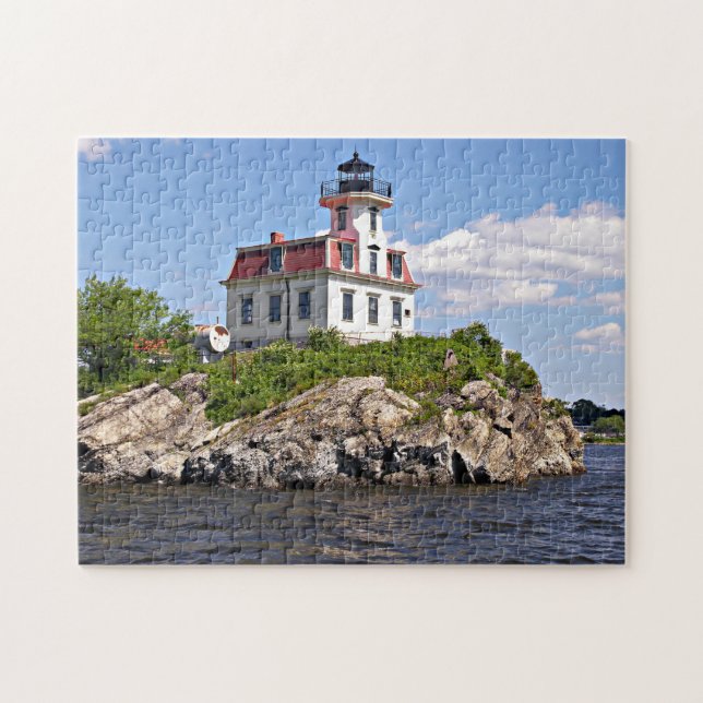 Pomham Rocks Lighthouse, Rhode Island Puzzle (Horizontal)