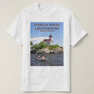 Pomham Rocks Lighthouse, Rhode Island T Shirt