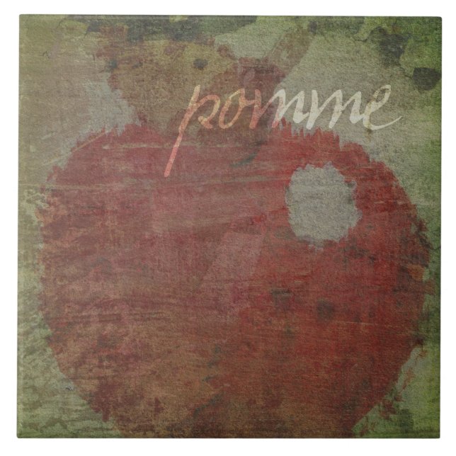 Pomme Apple Tile (Front)