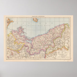 Pommern Atlas Map Poster