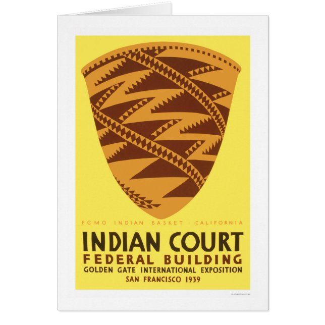 Pomo Indian Basket 1939 WPA (Front)