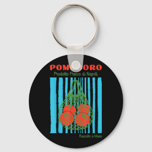 Pomodoro Napoli Italian Handpicked Tomato Italian Key Ring