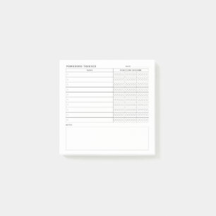 Pomodoro Study Habit Planner Post-it Notes