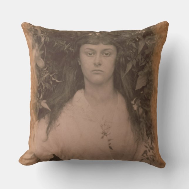 Pomona, 1872 (b/w photo) cushion (Front)