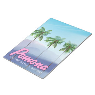 Pomona, California USA travel poster Notepad