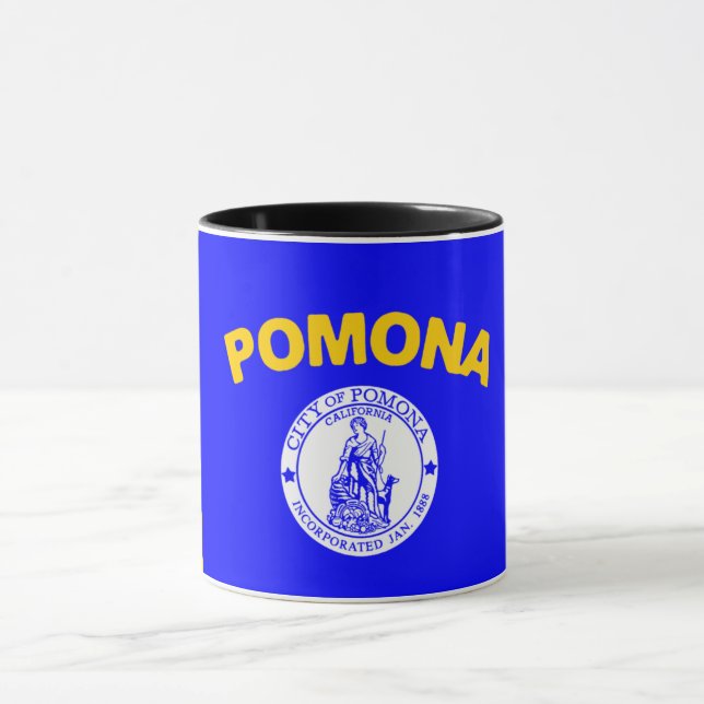 Pomona city flag mug (Center)