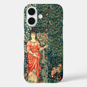 POMONA HOLDING FRUITS IN GREENERY, FOREST ANIMALS  iPhone 16 CASE