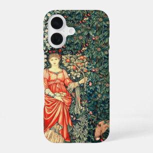 POMONA HOLDING FRUITS IN GREENERY, FOREST ANIMALS iPhone 16 CASE