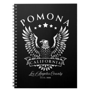 Pomona Los Angeles County California Vintage Eagle Notebook