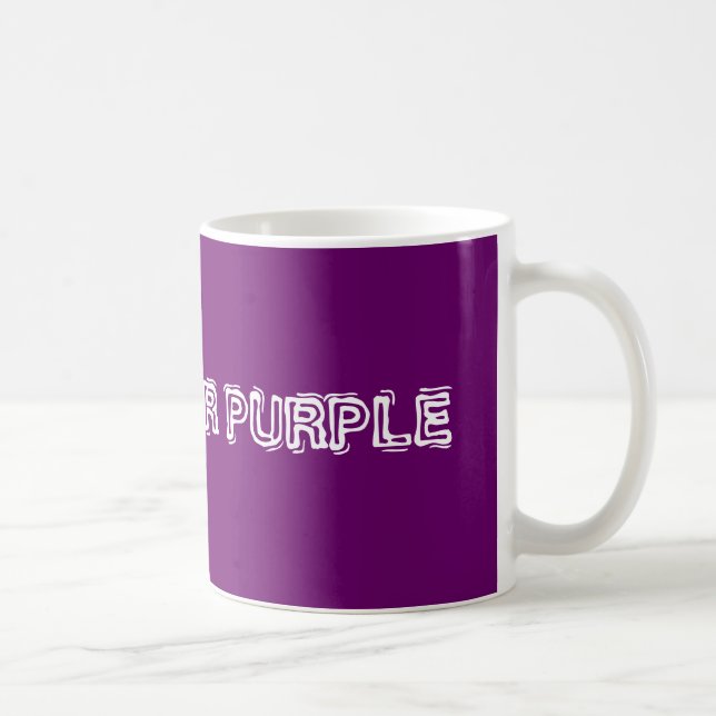 Pompadour Purple Coffee Mug (Right)