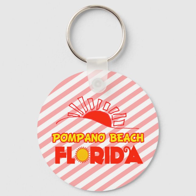 Pompano Beach, Florida Key Ring (Front)