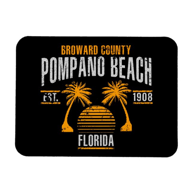 Pompano Beach Magnet (Horizontal)