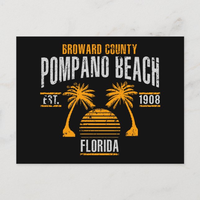 Pompano Beach Postcard (Front)