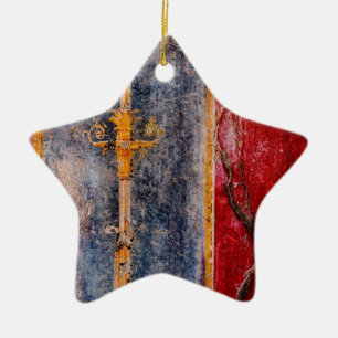 Pompeian Wall Painting Ceramic Ornament