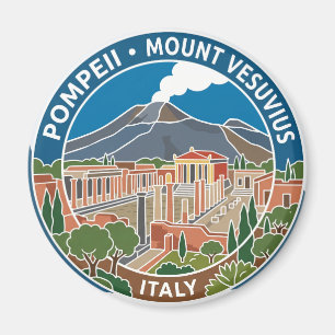 Pompeii Archaeological Park Italy Magnet