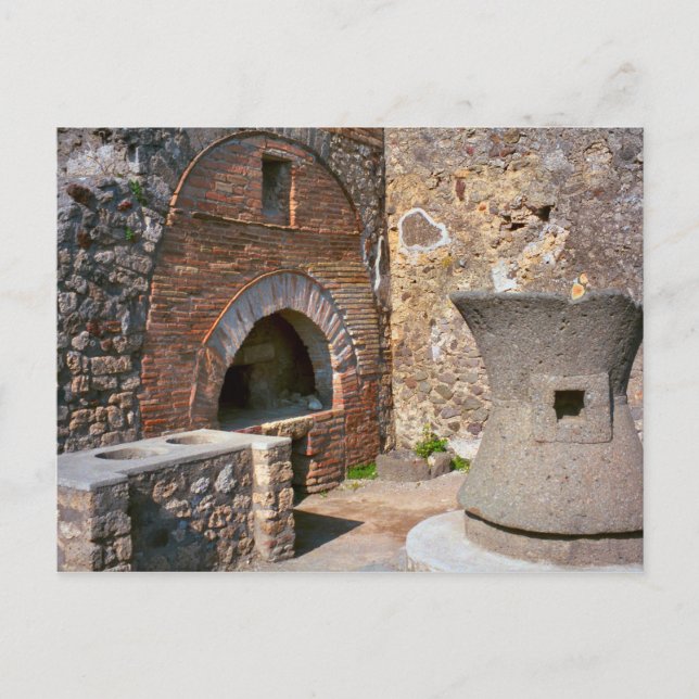 Pompeii, Bakery Postcard (Front)