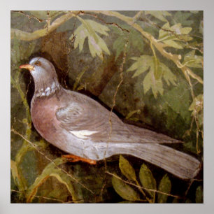 POMPEII COLLECTION / DOVE IN THE GARDEN POSTER