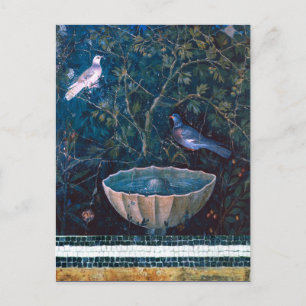 POMPEII COLLECTION / DOVES IN THE GARDEN POSTCARD